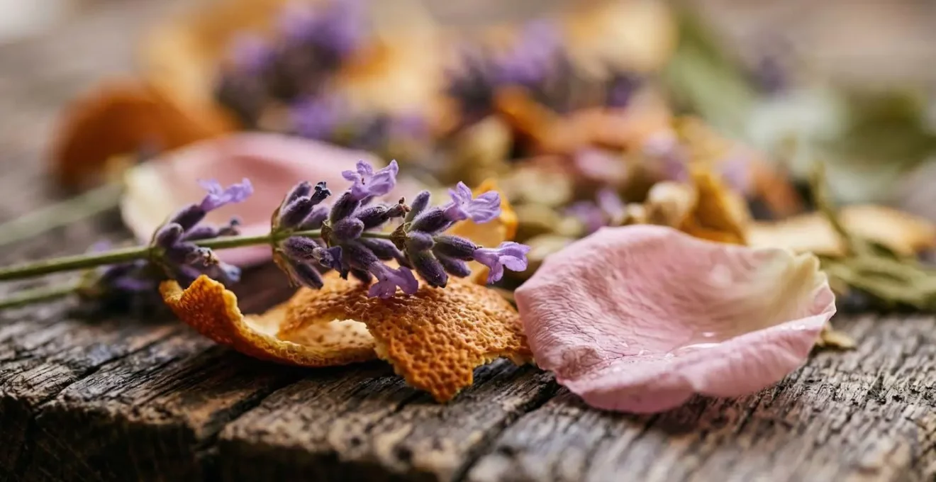 Artisanat français du parfum avec notes olfactives naturelles pour mariage signature